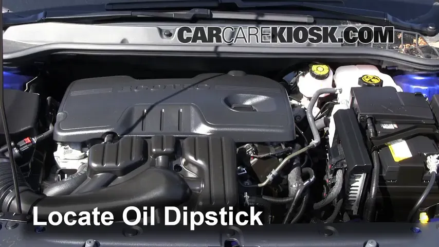2013 Buick Verano 2.4L 4 Cyl. FlexFuel Oil Check Oil Level